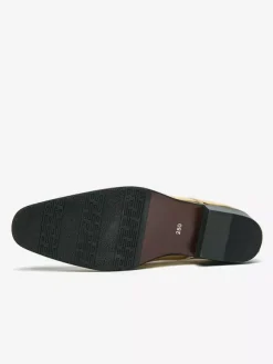 Dress Shoes For Men Patchwork SRound Toe Studs Decoration Derbies Shoes Low Top Non Slip Prom Shoes