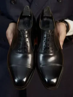 Dress Shoes For Men Quality Square Toe Leather Brogue Formal Wedding Shoes