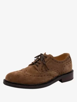 Dress Shoes For Men Derby Round Toe Lace Up Suede Prom Shoes