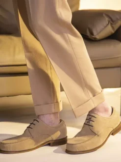 Dress Shoes For Men Fashion Round Toe Leather