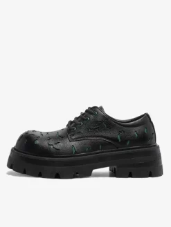 Dress Shoes For Men Modern Round Toe Strap Adjustable PU Leather