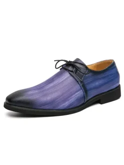 Dress Shoes For Men Quality Pointed Toe Lace Up Casual Shoes