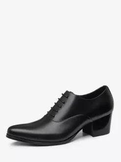 Dress Shoes For Men Quality Round Toe Leather Classic Dress Shoes