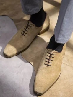 Dress Shoes For Men Stylish Round Toe Leather