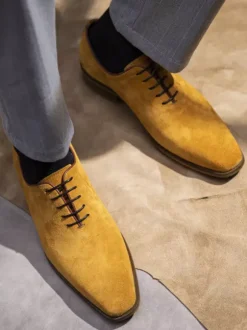 Dress Shoes For Men Stylish Round Toe Leather