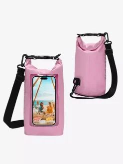 Dual Compartment Waterproof Dry Bag With Front Clear Phone Window