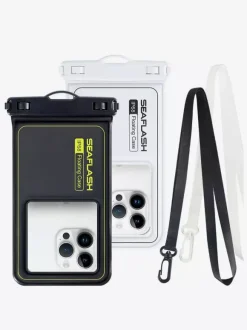 Dual-Compartment Waterproof Phone Pouch IPX8 30m Depth