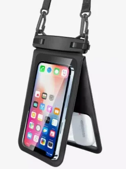 Dual-Compartment Waterproof Phone Pouch IPX8 30m Depth