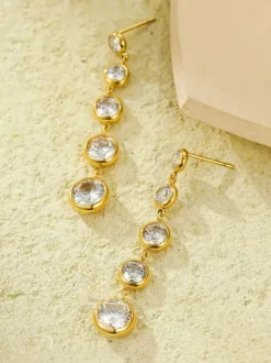 Earrings Gold Adult's Daily Casual Vintage Pattern Jewelry