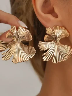 Earrings Gold Teen Daily Casual Metallic Jewelry