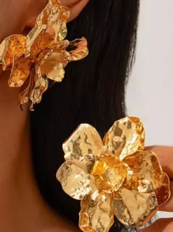 Earrings Gold Teen Girl's Daily Casual Jewelry