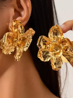 Earrings Gold Teen Girl's Daily Casual Jewelry