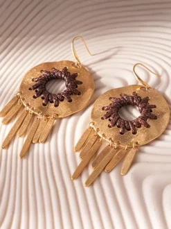 Earrings Gray Metal Adult's Daily Casual Euro-Style Geometric Jewelry