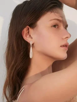 Earrings Silver Adult's Daily Casual Baroque Style Drops Design Jewelry