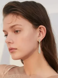 Earrings Silver Adult's Daily Casual Baroque Style Drops Design Jewelry