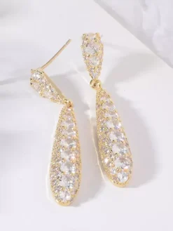 Earrings Silver Adult's Daily Casual Baroque Style Drops Design Jewelry