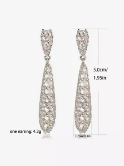 Earrings Silver Adult's Daily Casual Baroque Style Drops Design Jewelry