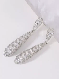 Earrings Silver Adult's Daily Casual Baroque Style Drops Design Jewelry