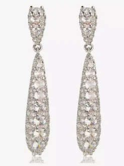 Earrings Silver Adult's Daily Casual Baroque Style Drops Design Jewelry