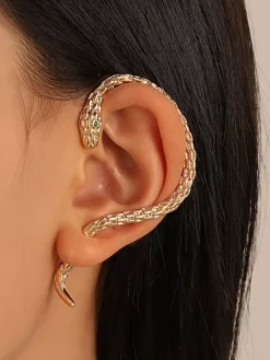Earrings Silver Rhinestone Adult's Daily Casual Snake Print Jewelry
