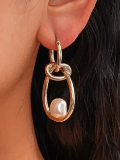 Earrings Silver Teen Girl's Daily Casual Geometric Irregular Jewelry