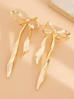 Earrings Gold Adult's Daily Casual Western Style butterfly Pattern Geometric Jewelry