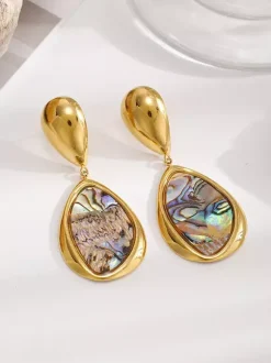 Earrings Light Pink Adult's Daily Casual Euro-Style Geometric Geometric Jewelry
