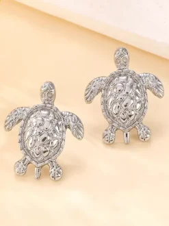 Earrings Lovely Turtle Animal-Shaped Chic Personality Earrings