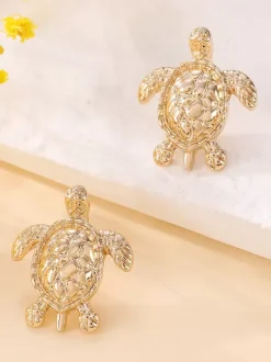 Earrings Lovely Turtle Animal-Shaped Chic Personality Earrings