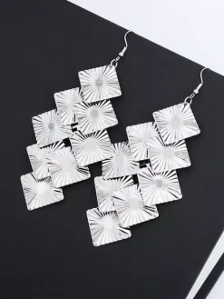 Earrings Silver Adult's Daily Casual Western Style Pattern Jewelry