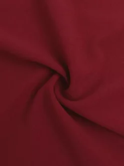 Elegant Burgundy Bodycon Dress For Women - Vintage Corset Waist Long Sleeve Long Dress - Spring Party Gown 2026
