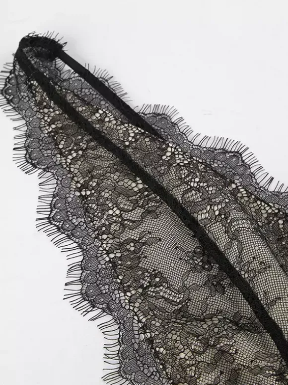 Elegant Lace V-Neck Slim Fit Slip Summer Long Dress For Women 2026