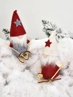 Eric White Christmas Santa Claus Doll Polyester Fiber Christmas Holidays Costumes Props