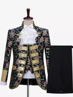 European Court Dress Performance Costumes Retro Prince Charming Stage Retro Drama Costumes