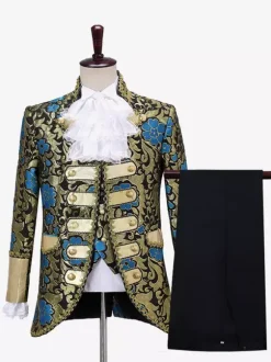 European Court Dress Performance Costumes Retro Prince Charming Stage Retro Drama Costumes