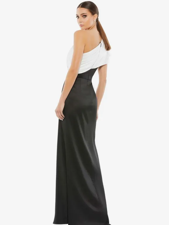 Evening Dress 2026 Mermaid One-Shoulder With Train Sleeveless Zipper Split Front Birthday Formal Party Dresses Free Customization