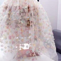 Evening Dress Ball Gown V-Neck Organza Floor-Length Applique Social Party Dresses