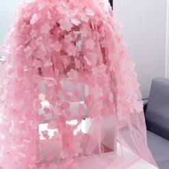Evening Dress Ball Gown V-Neck Organza Floor-Length Applique Social Party Dresses