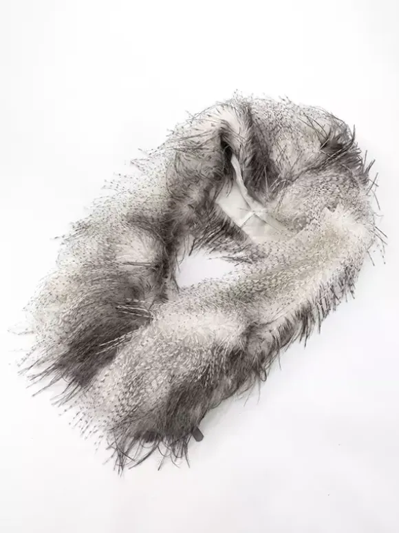 Faux Fur Backless Hooded Top With Fringe Hem For Women 2026