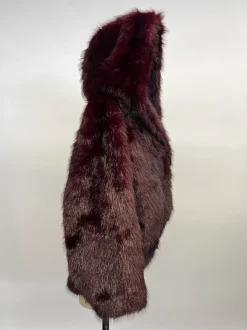Faux Fur Coats With Hood High Low Design Winter Jacket For Women 2026