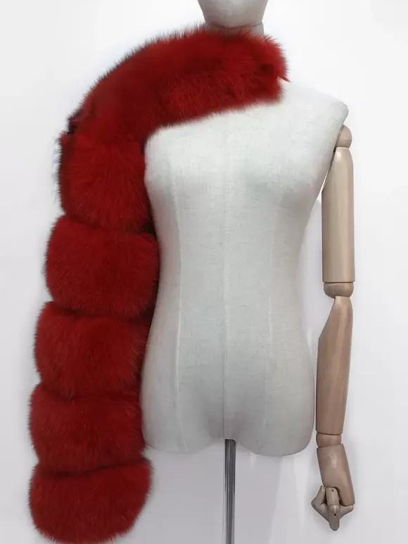 Faux Fur Coats Black No Waistline Asymmetrical Women Coat
