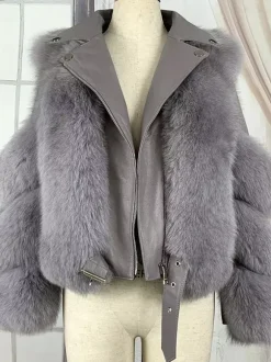 Faux Fur Jacket Coat Women Winter Warm Eco-friendly Fur Coat 2026