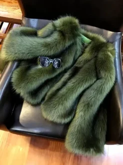 Faux Fur Jacket For Women Winter 2026 Short Eco-friendly Fur Coat