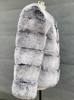 Faux Fur Short Coat Winter Eco-friendly Fur Jacket For Women 2026