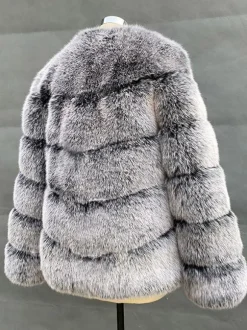 Faux Fur Short Coat Winter Eco-friendly Fur Jacket For Women 2026
