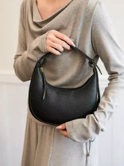 Faux Leather Hobo Bag Crescent Shoulder Bag For Women 2026