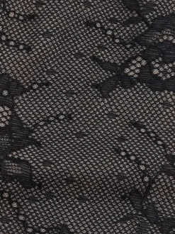 Floral Lace Corset Top For Women - Black Gothic Aesthetic Bustier - Summer Night Out Clubwear 2026