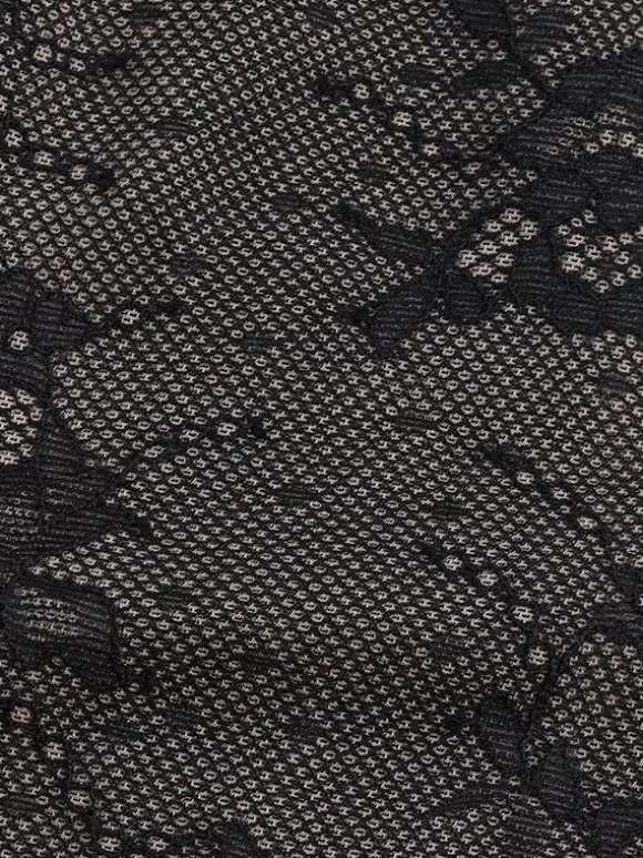 Floral Lace Corset Top For Women - Black Gothic Aesthetic Bustier - Summer Night Out Clubwear 2026