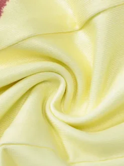 Floral Corset Mini Dress for Women - Yellow Sexy Strapless Backless Bodycon Ruffle Trim Party Gown - Summer Beach 2026