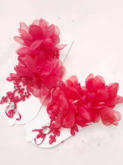 Flower Girl Accessories Wedding Accessories Flower Girl Gloves White Cut Out Cut-Outs Gloves For Kids